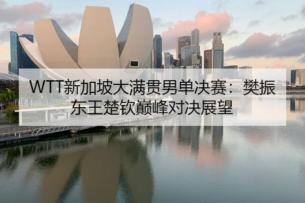 WTT新加坡大满贯男单决赛：樊振东王楚钦巅峰对决展望